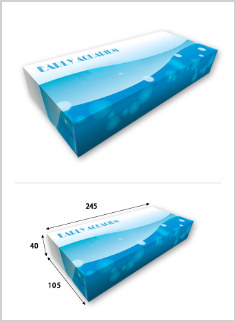 オンデマンド印刷　平型100Ｗオリジナルボックスティッシュ